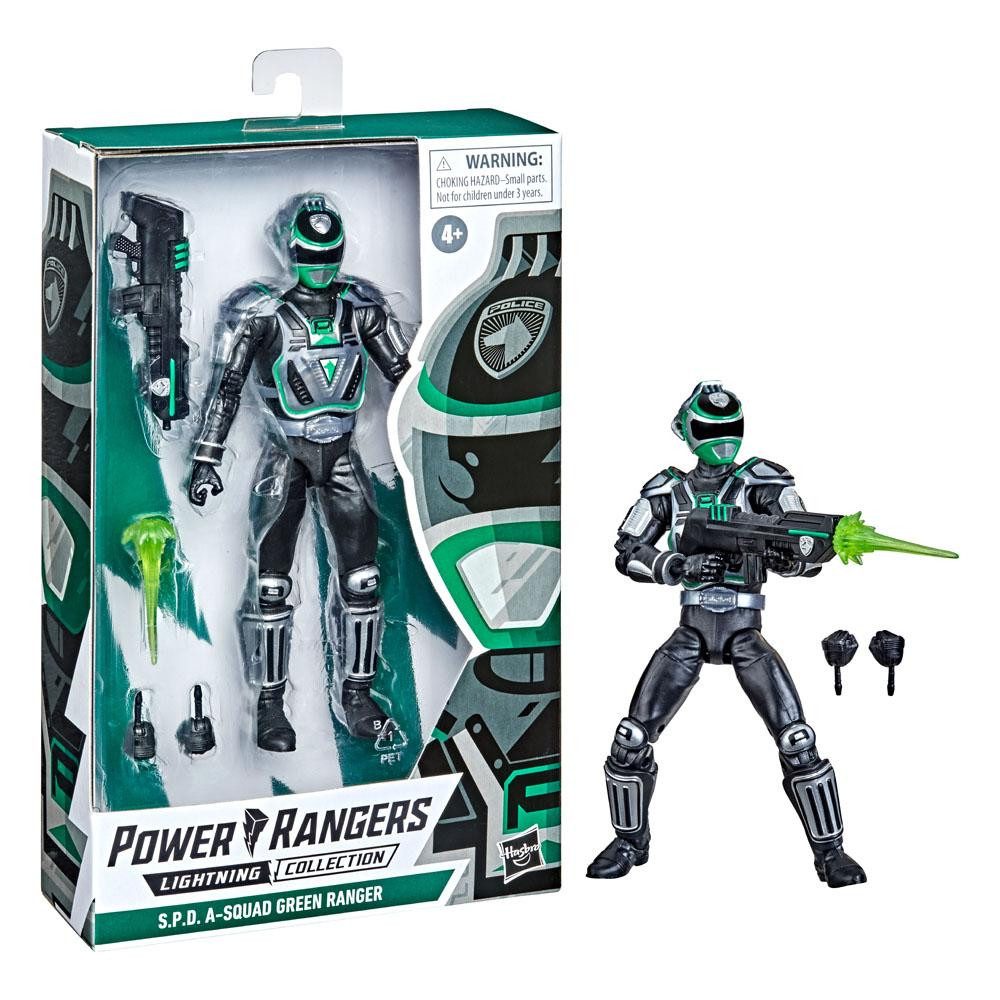 Hasbro Actionfigur Power Rangers Lightning Collection S.P.D. A-Squad Green Ranger 15 cm A