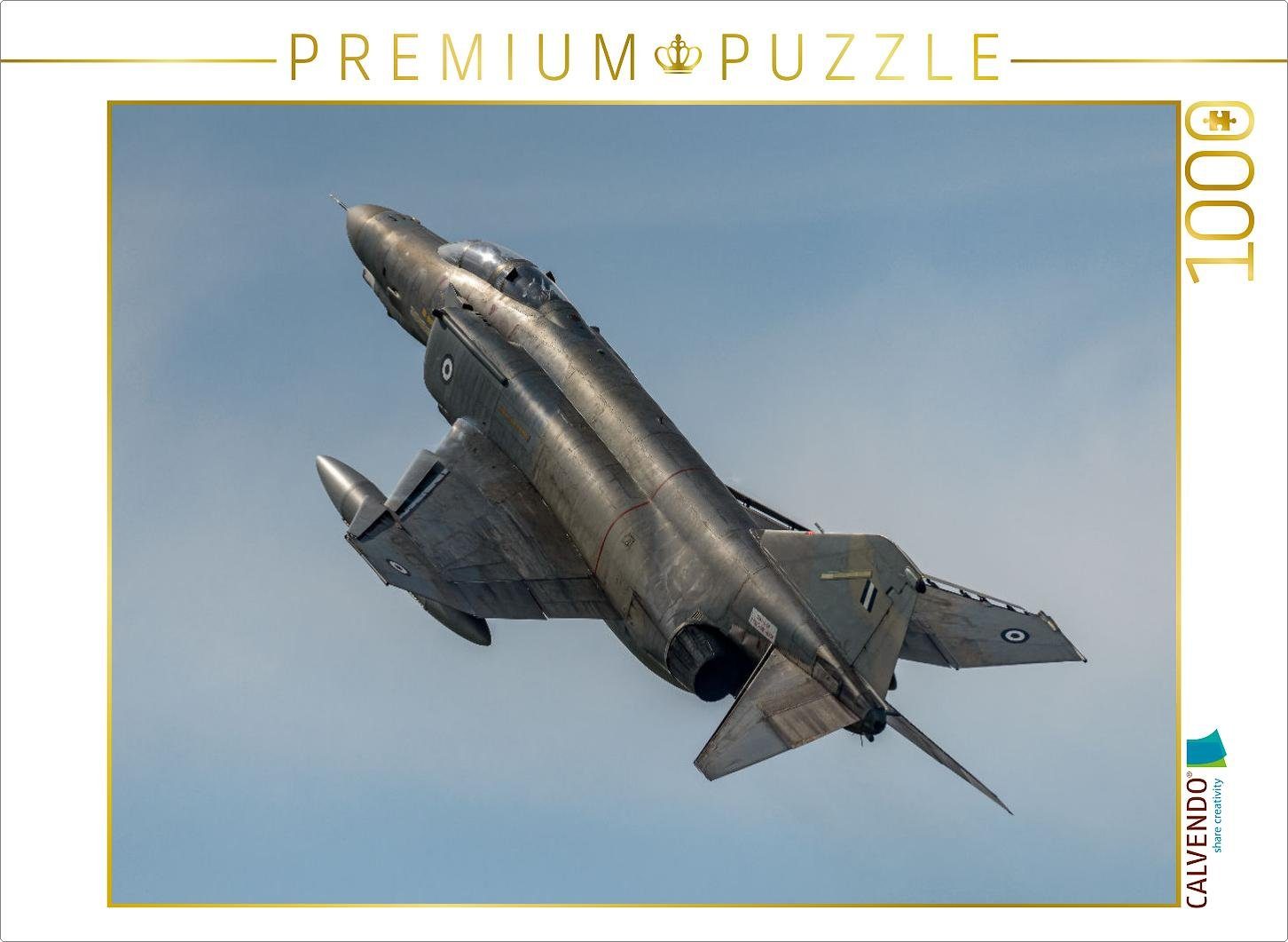 CALVENDO Puzzle CALVENDO Puzzle McDonnell Douglas F-4E Phantom II, 338. Jagdstaffel Ares Hellenic Air Force 1000 Teile Lege-Größe 64 x 48 cm Foto-Puzzle Bild von Björn Engelke, 1000 Puzzleteile