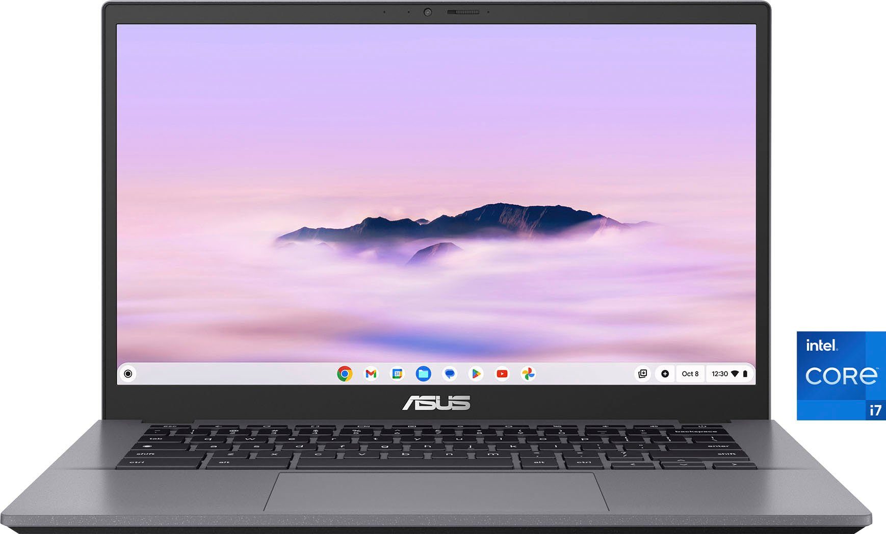 Asus Plus CX34 14" Laptop, Full HD Display, 8 GB RAM, Chromebook (35,56 cm/14 Zoll, Intel Core i7 1255U, UHD Graphics, 512 GB SSD)