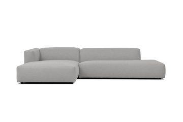 AMARIS Elements Ecksofa Ecksofa 'New York' Beige Eckcouch XL Ottomane links od. rechts 2.80m