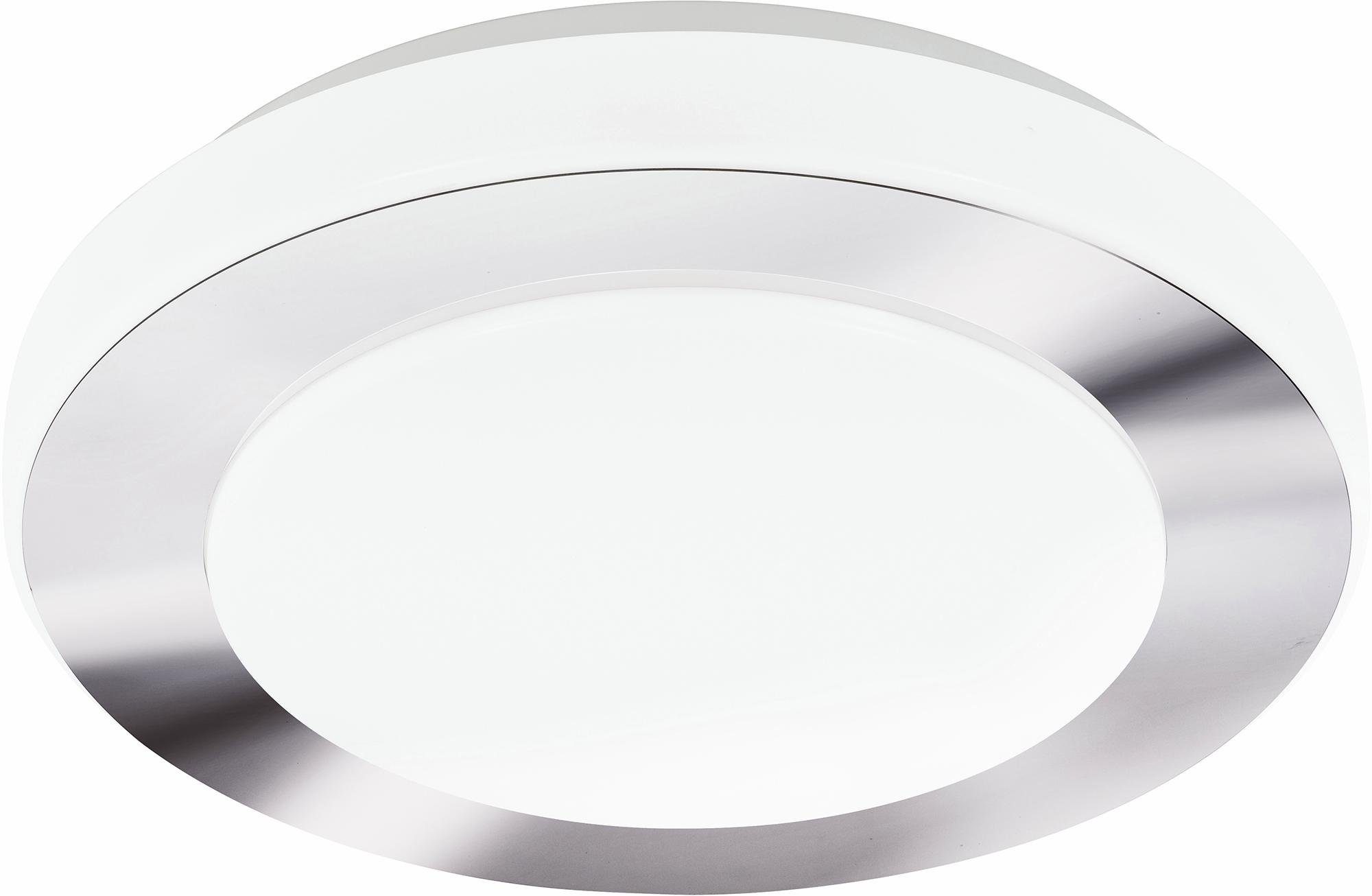 LED chromfarben/weiß LED integriert Deckenleuchte LED EGLO CARPI, fest