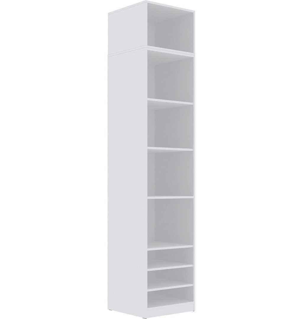 Marmex Möbel Aufsatzschrank TRES 05N/B Schrankerweiterung weiß 50 x 40 x 51 (1-St) Ankleidezimmer