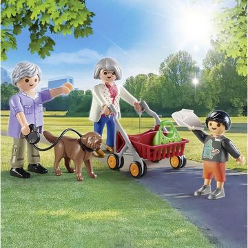 Playmobil® Konstruktions-Spielset Großeltern mit Enkel
