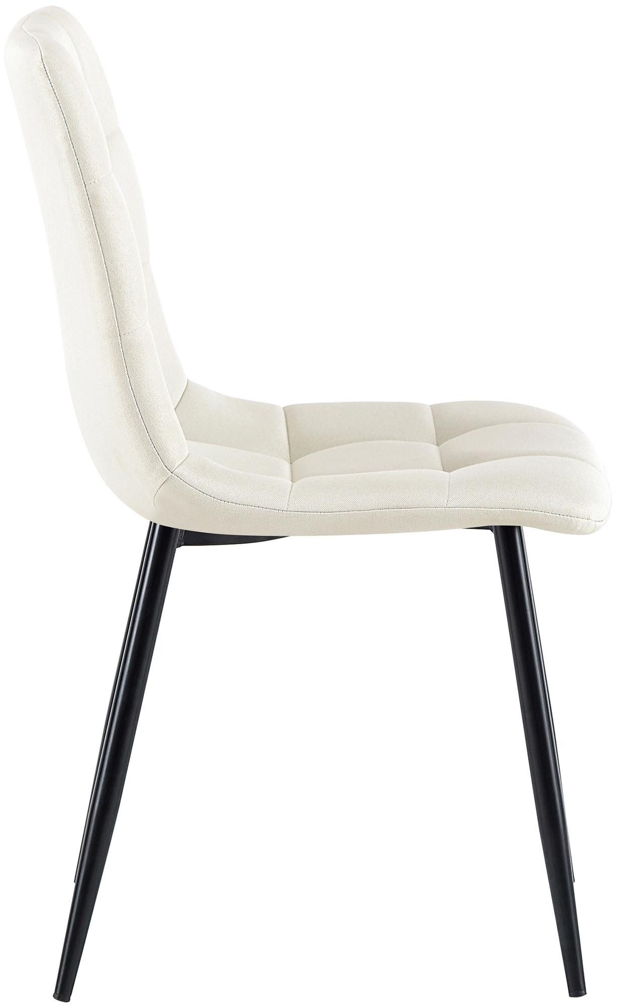 CLP Esszimmerstuhl Antibes Stoff (4er Set), mit Stoffbezug, bis 150 kg – Bild 5 von 5