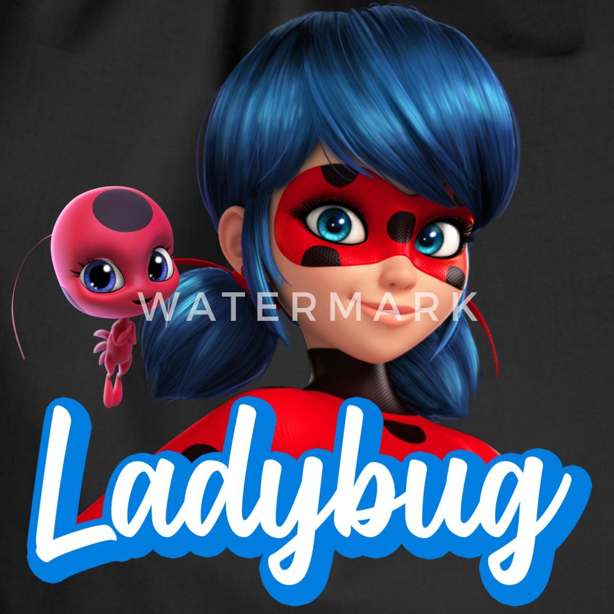 Spreadshirt Turnbeutel Miraculous Ladybug Tikki Turnbeutel (1-tlg)