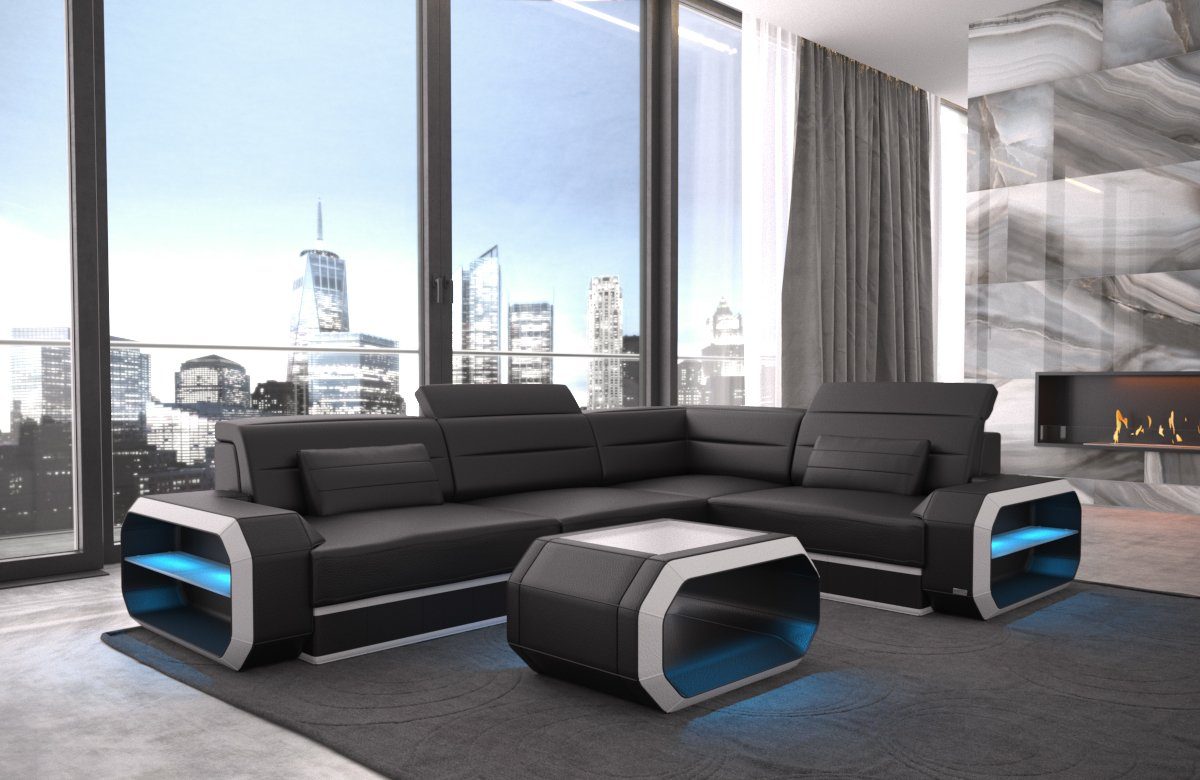 Sofa Dreams Ecksofa Sofa Leder Ledercouch günstig online kaufen