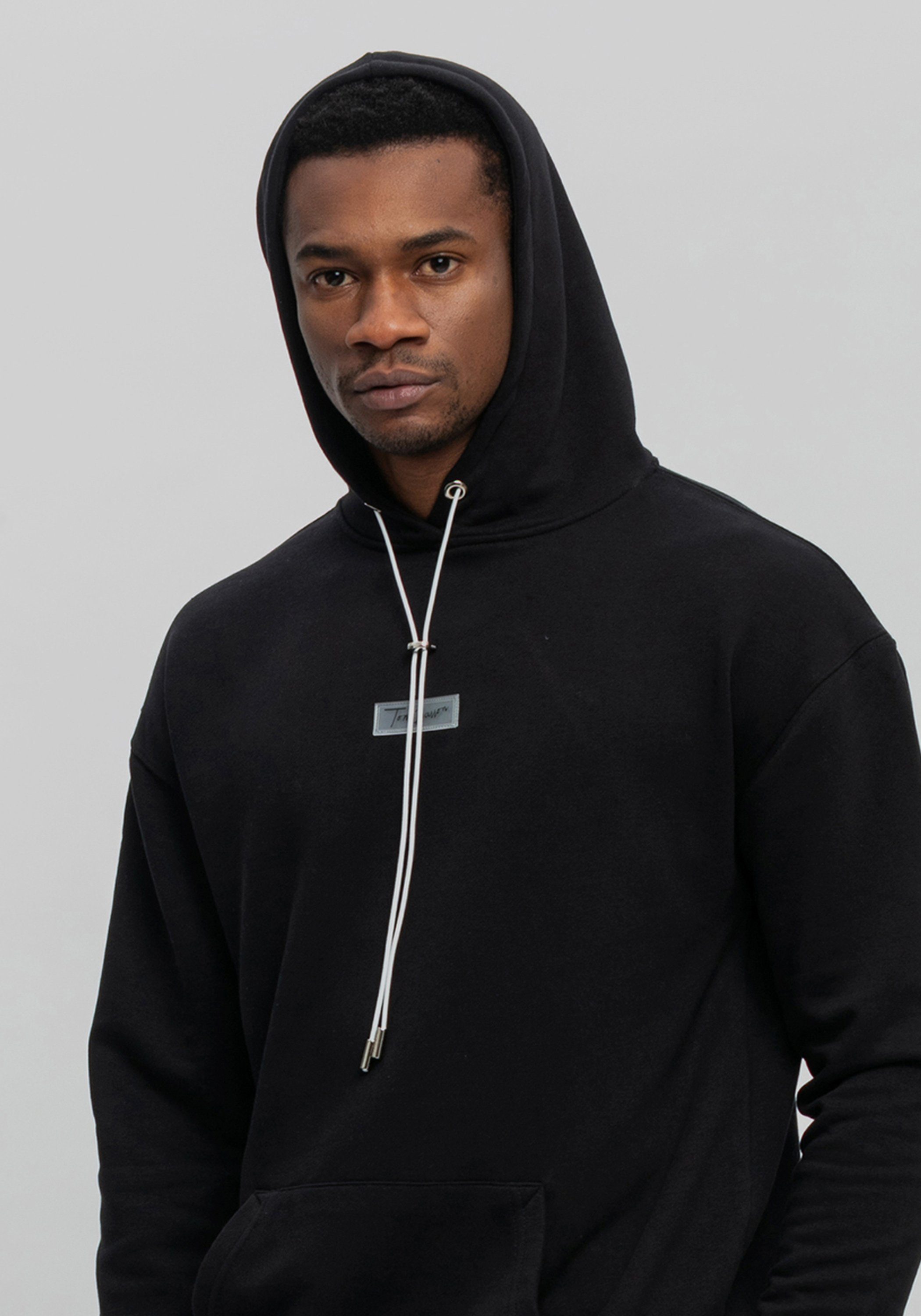 Tom Barron Jogginganzug mit Hoodie, und Label-Stickerei