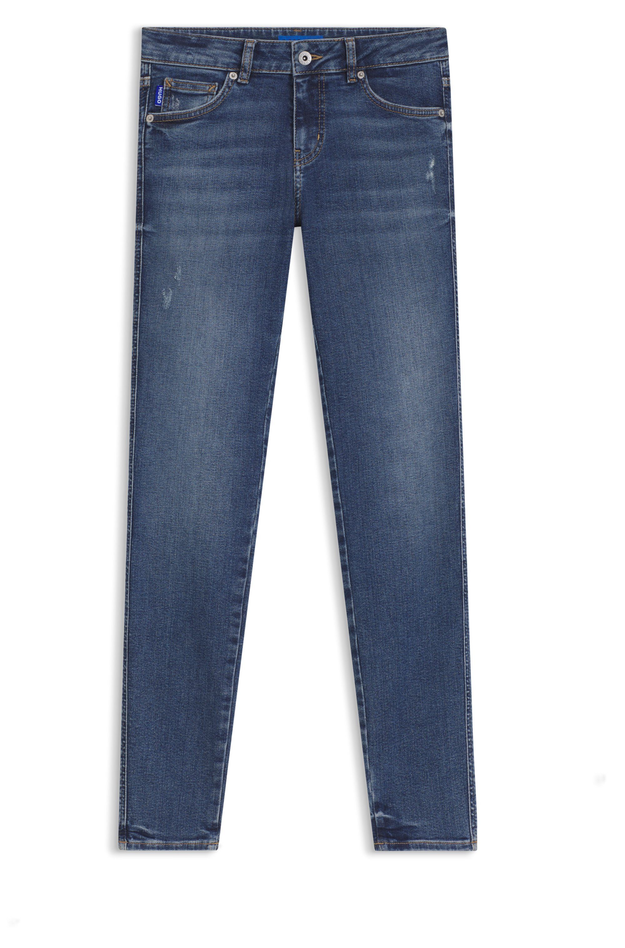 HUGO Skinny-fit-Jeans Garuka mit niedriger Leibhöhe