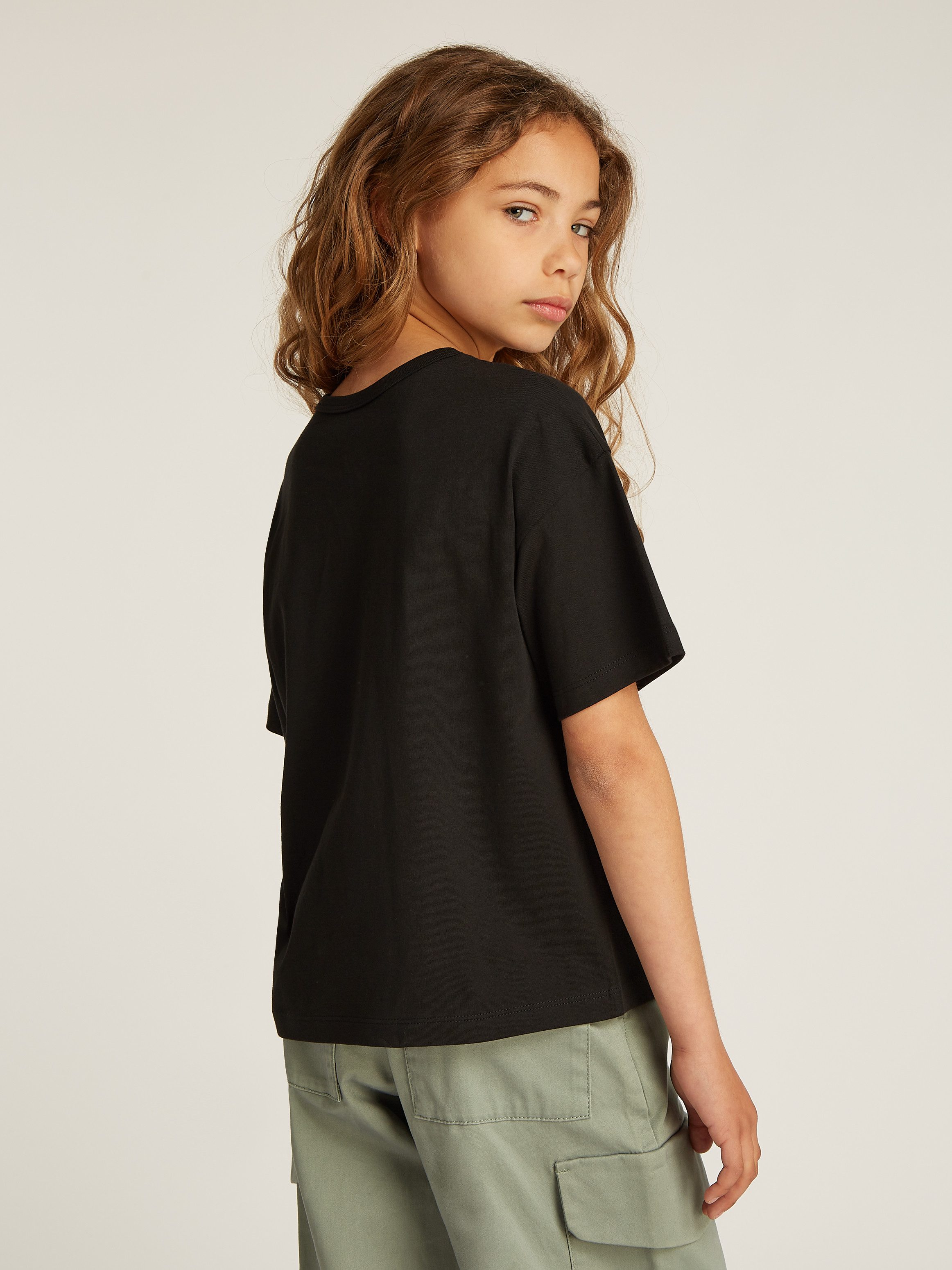 Calvin Klein Jeans Rundhalsshirt MONOLOGO GLITTER günstig online kaufen