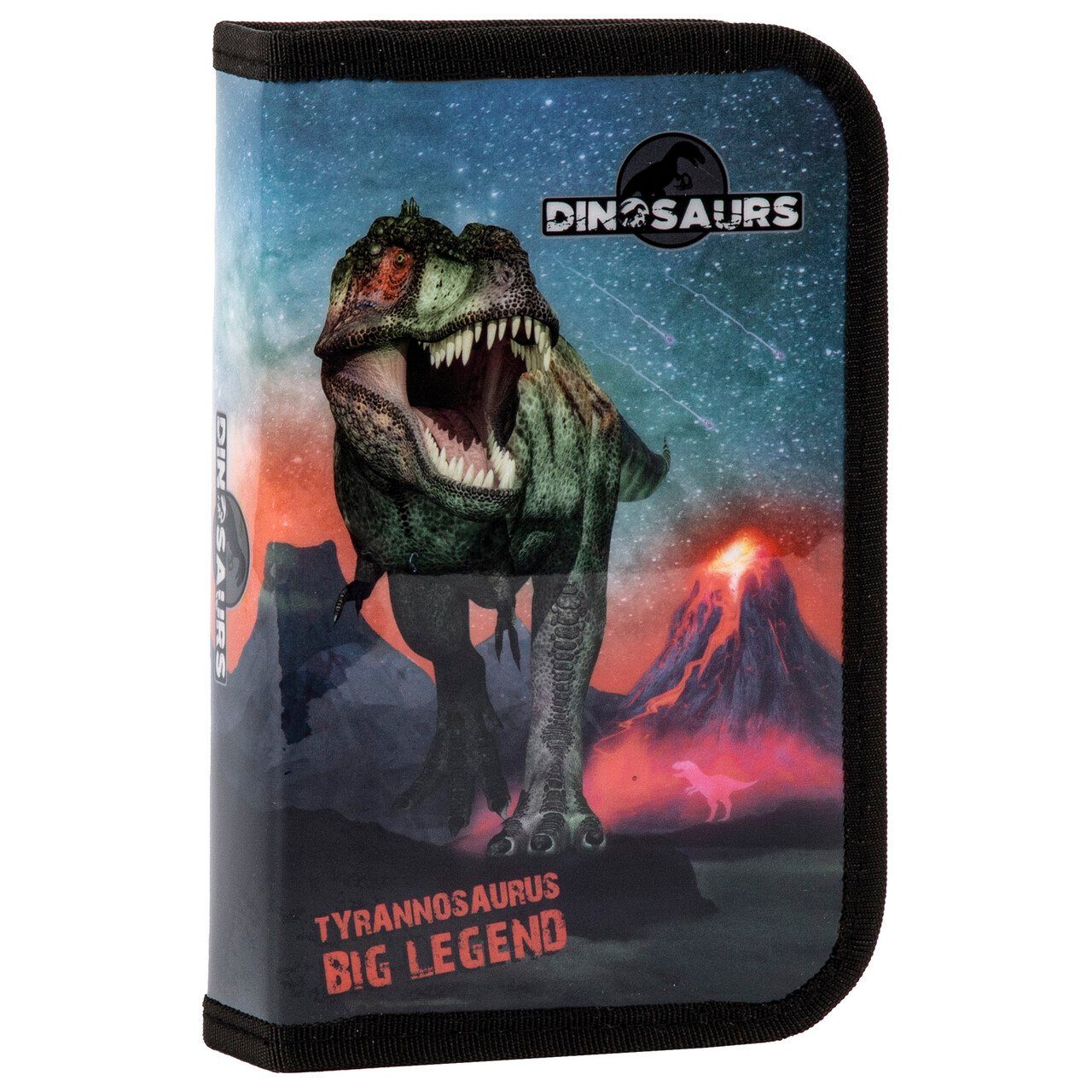 DERFORM Federtasche Dino 22 Teile Пеналы Federmappe Stifte Mäppchen Dinosaurier, (22-tlg), gefüllt