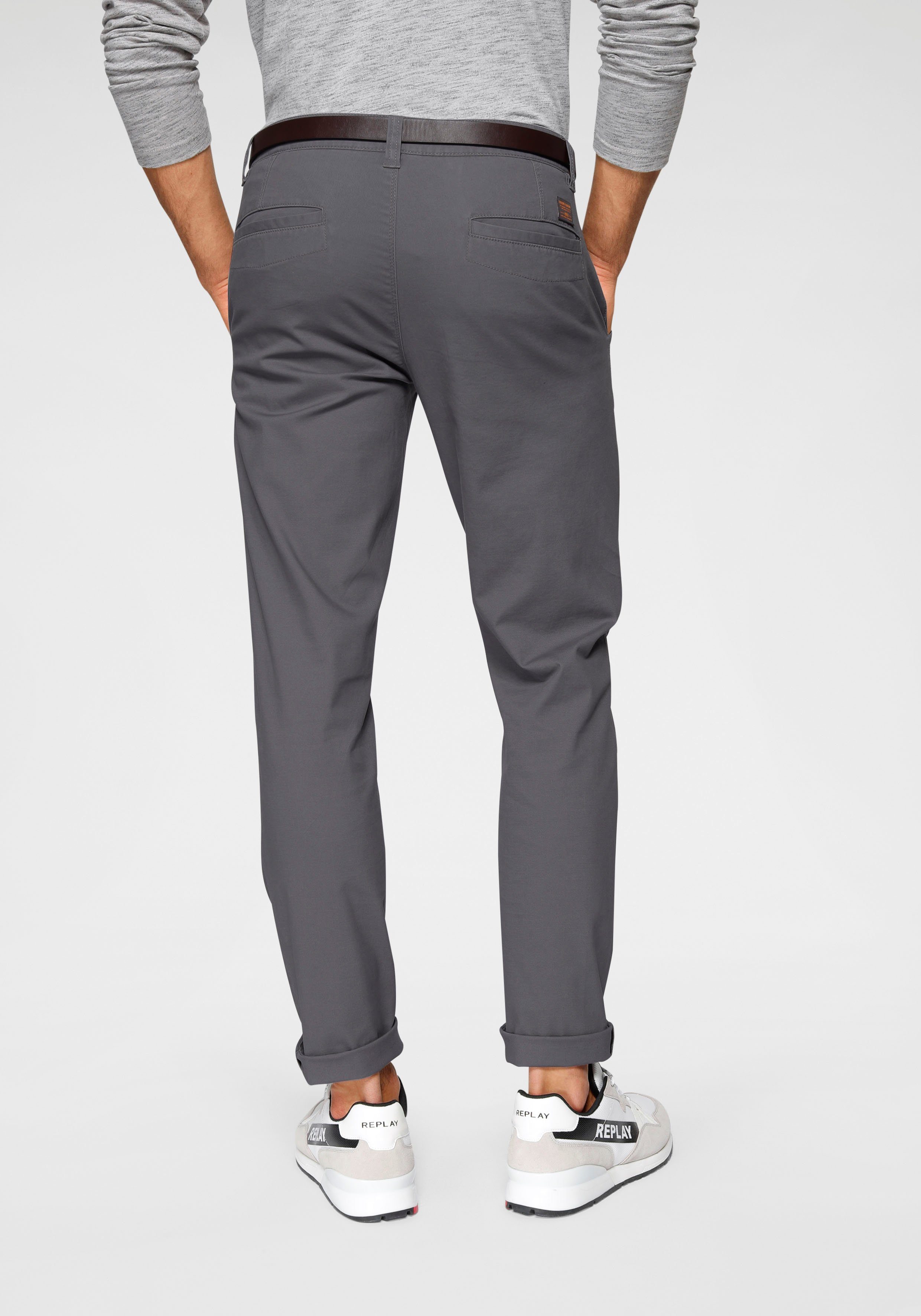 Bruno Banani Chinohose, (Set, mit abnehmbarem Gürtel) günstig online kaufen