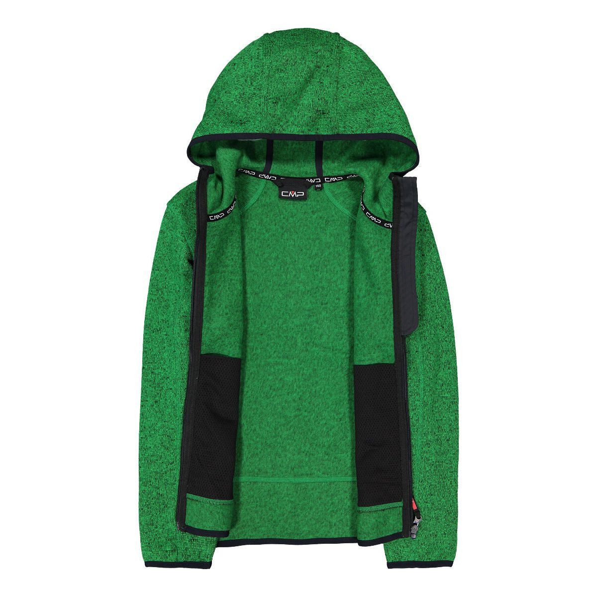 CMP Fleecejacke KID Fleece Jacket Fixed Hood Vielseitige, winddichte Fleecejacke mit Kapuze für Kinder, ideal zum – Bild 4 von 5