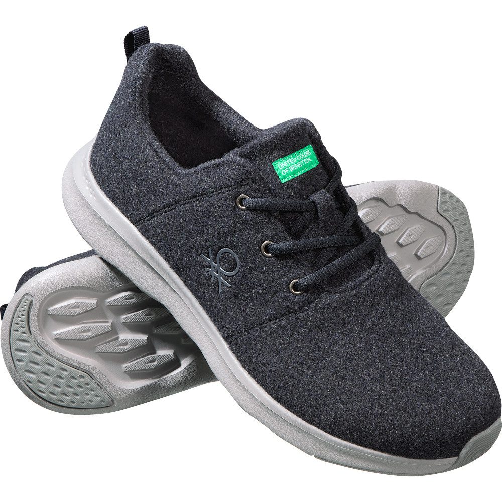 United Colors of Benetton Merino-Wolle Sneaker Atmungsaktiv und temperaturregulierend