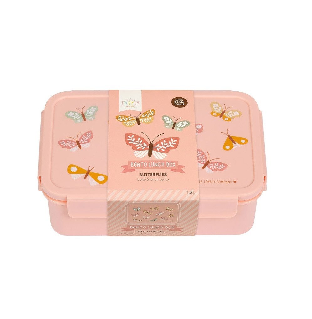 A Little Lovely Company Lunchbox Bento Lunchbox, PP, Mit herausnehmbarem Unterteilungsfach