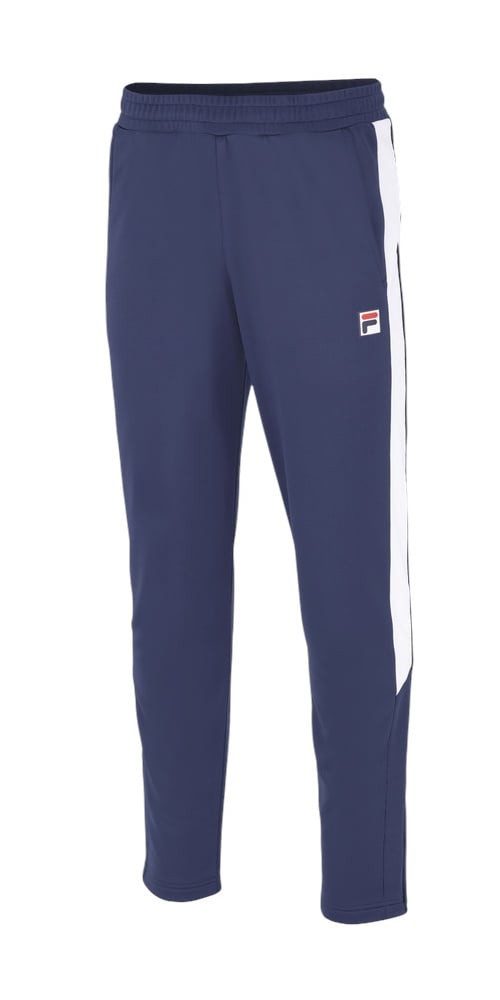 Fila Trainingshose Pant Jan (100% Polyester) indigoblau/weiss Herren