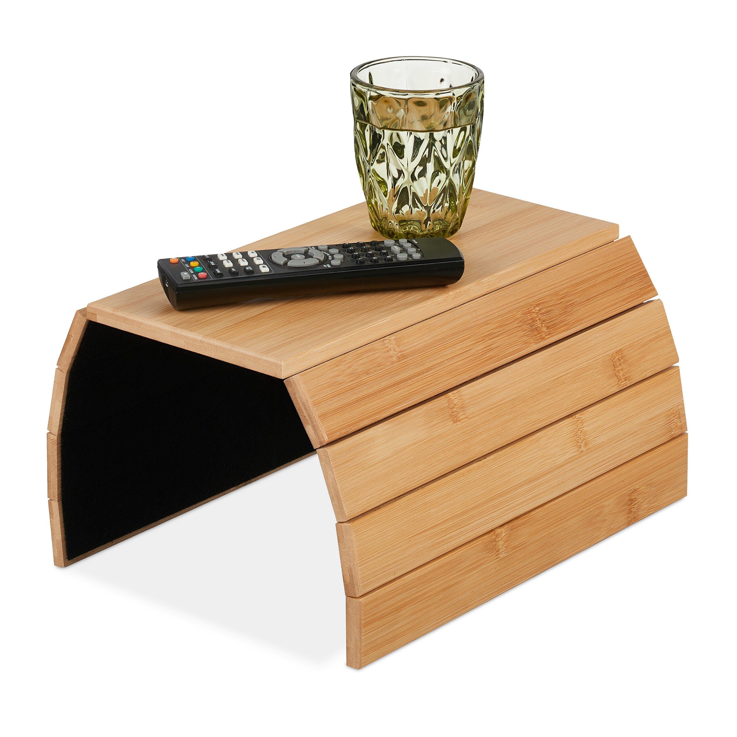 relaxdays Tablett Sofatablett Bambus, Bambus, (1-tlg)