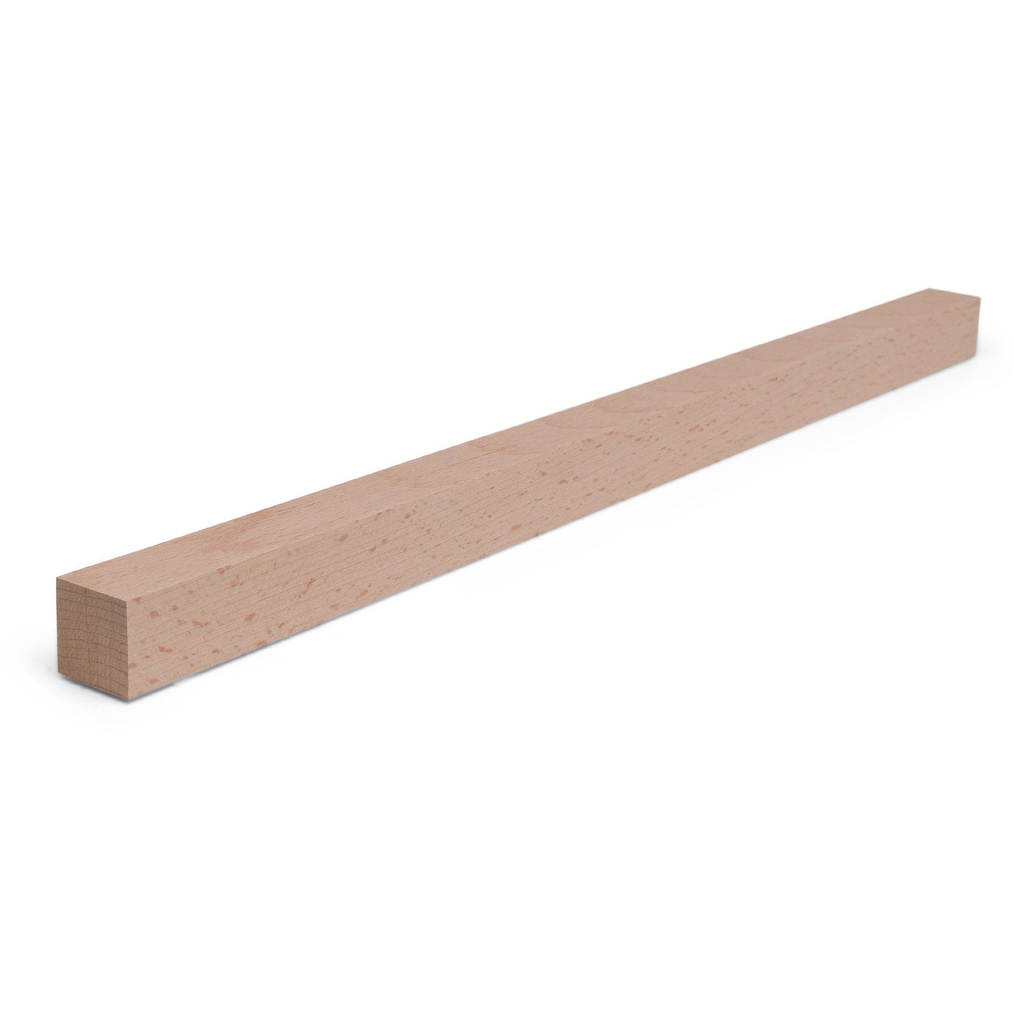 Woodsellers Kantholz Holzleiste - Buche gehobelt - 20 x 20 x 350 mm, (1-tlg), Woodsellers - Massivholzleiste - Buche gehobelt - 20x20x350-1000mm