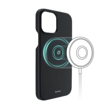 Hama Smartphone-Hülle Handyhülle f. iPhone 12 Pro Max Wireless Charging für Apple MagSafe, Wireless Charging-kompatibel