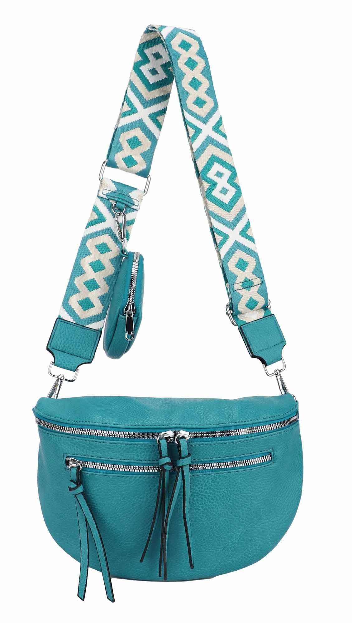 ITALYSHOP24 Schultertasche Damen Gürteltasche Umhängetasche CrossBody Schul günstig online kaufen