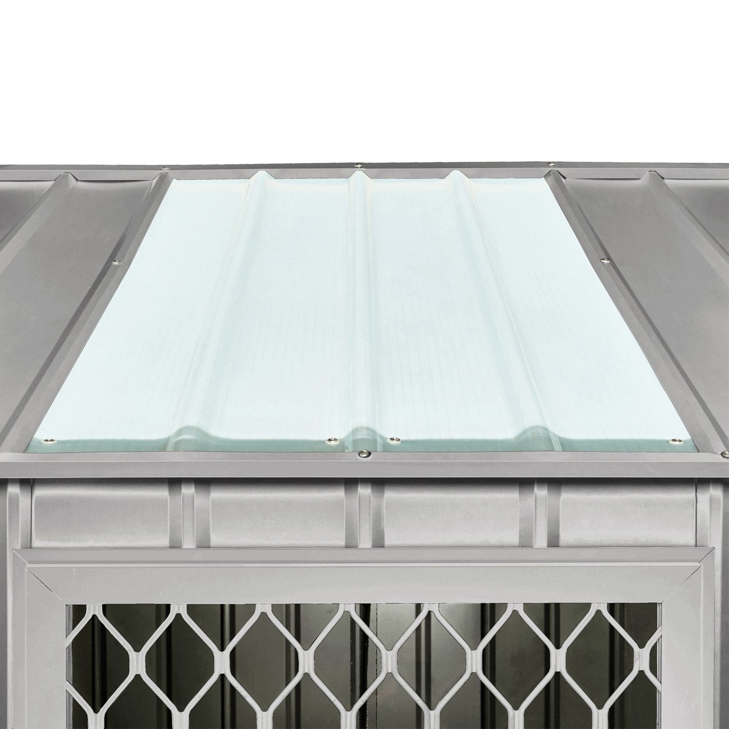 Globel Industries Gerätehaus-Anbaudach Dachpaneel Skylight 3, für für Globel Industries Gerätehäuser der Modelle "108", "1010", "56", "1510" und "58"