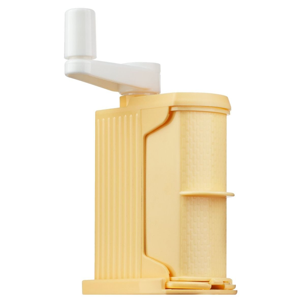 Rigamonti Käsereibe Rigamonti Parmesanmühle gelb Käsereibe mit Edelstahl-Reibe, Kunststoff, (1-St)