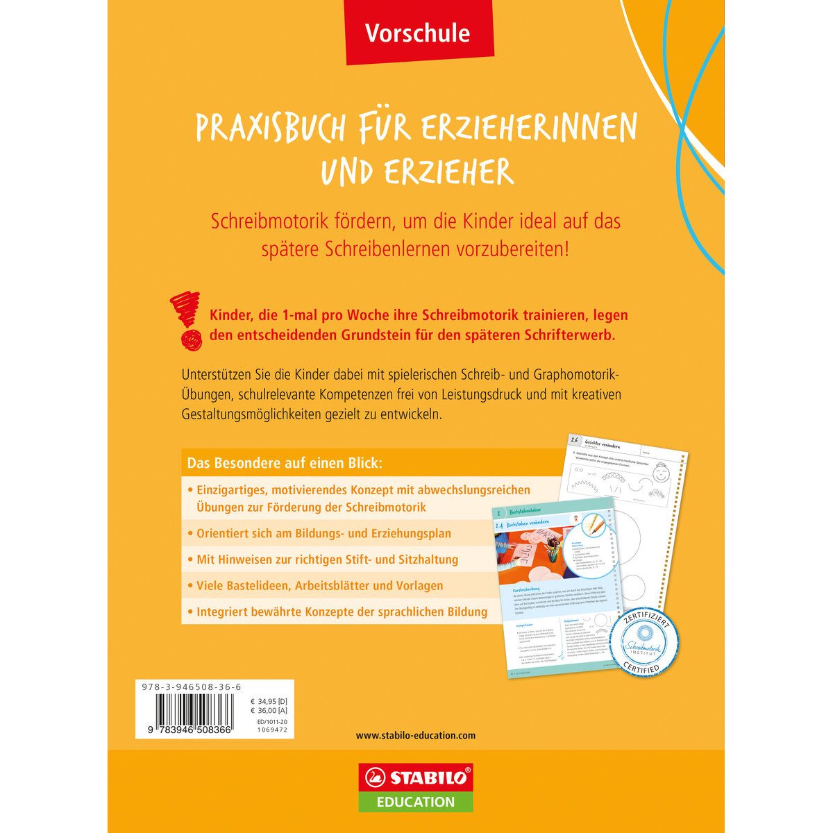 Thumbnail - STABILO Notizbuch Schreibenlernen Vorschule Praxisbuch Schreibmotorik.
