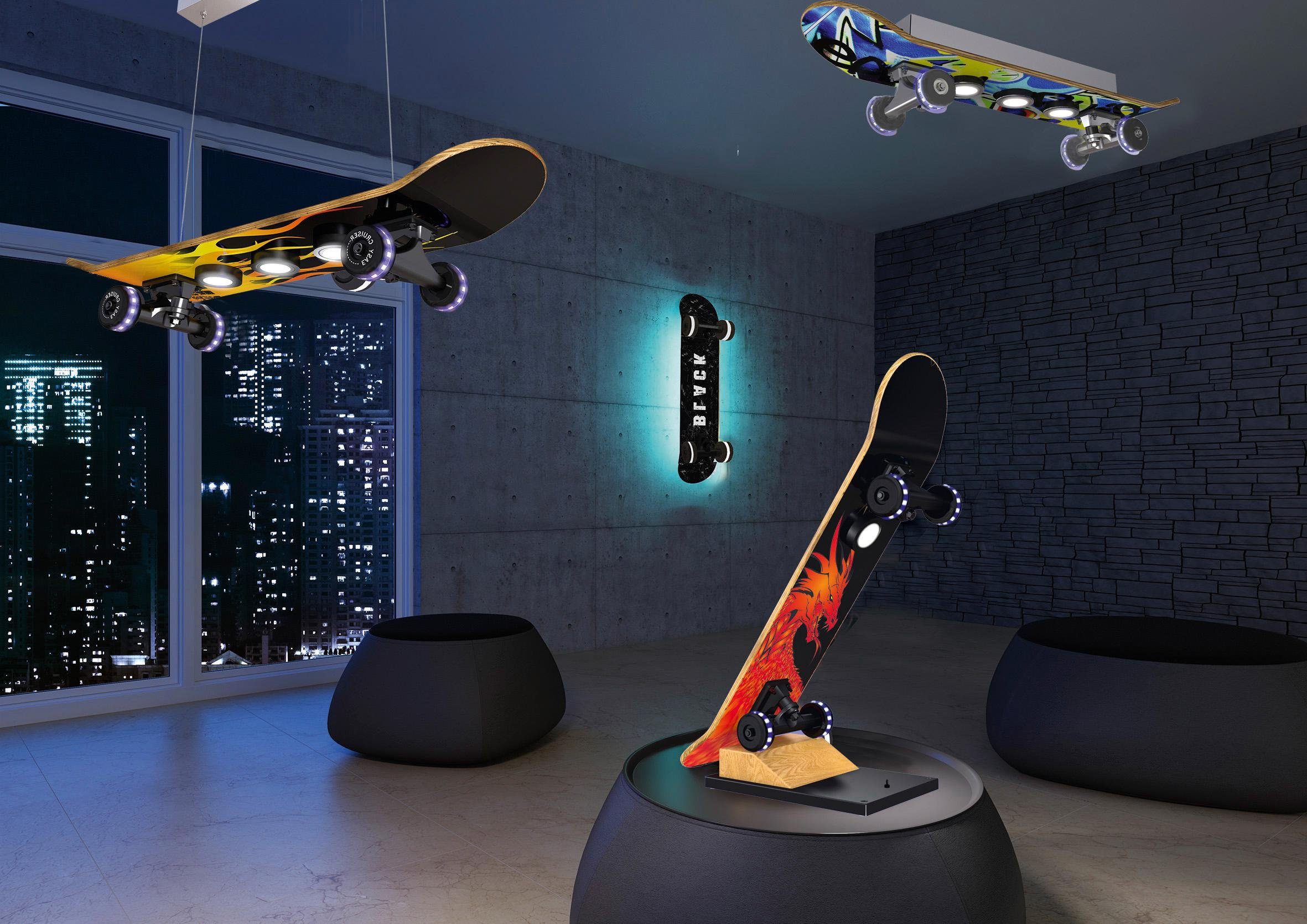 EVOTEC LED Deckenleuchte EASY CRUISER GRAFFITI, günstig online kaufen