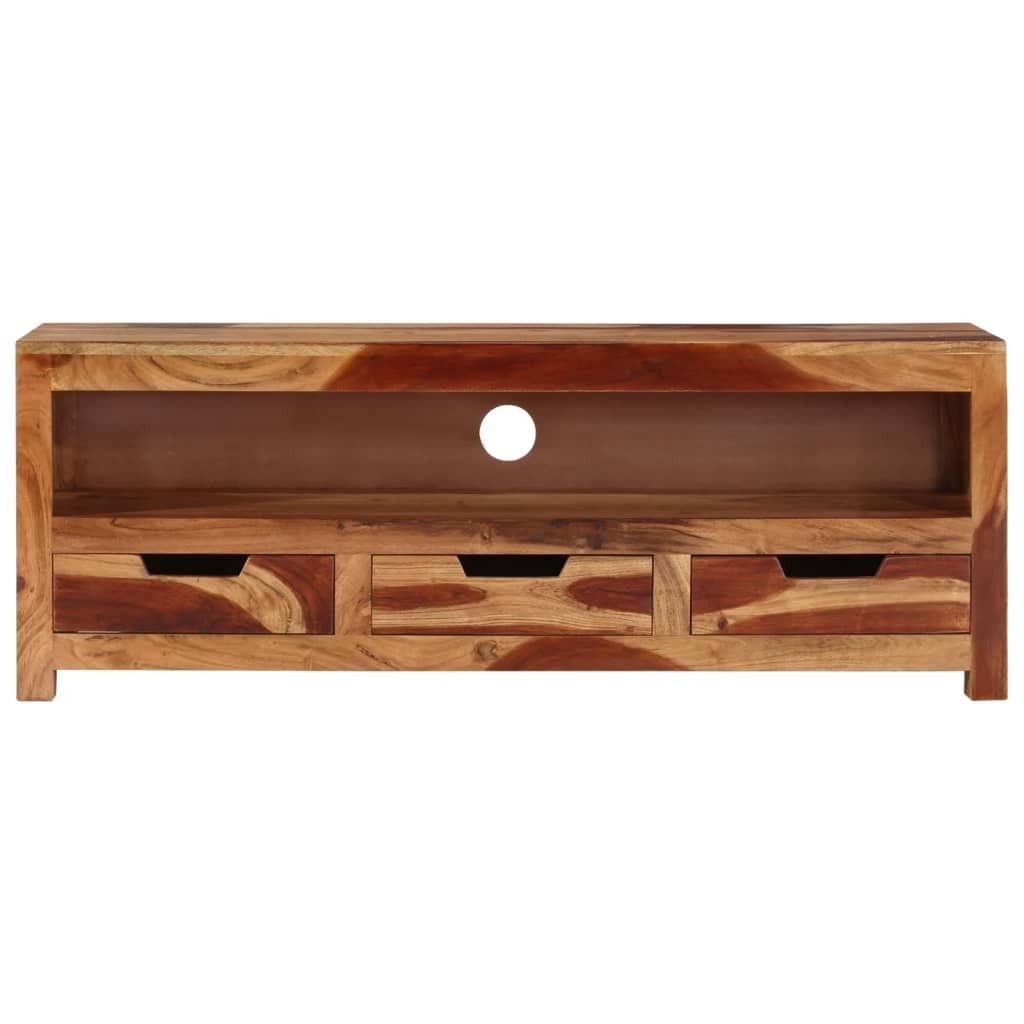 vidaXL TV-Schrank TV-Board 110x30x40 cm Massivholz Akazie günstig online kaufen
