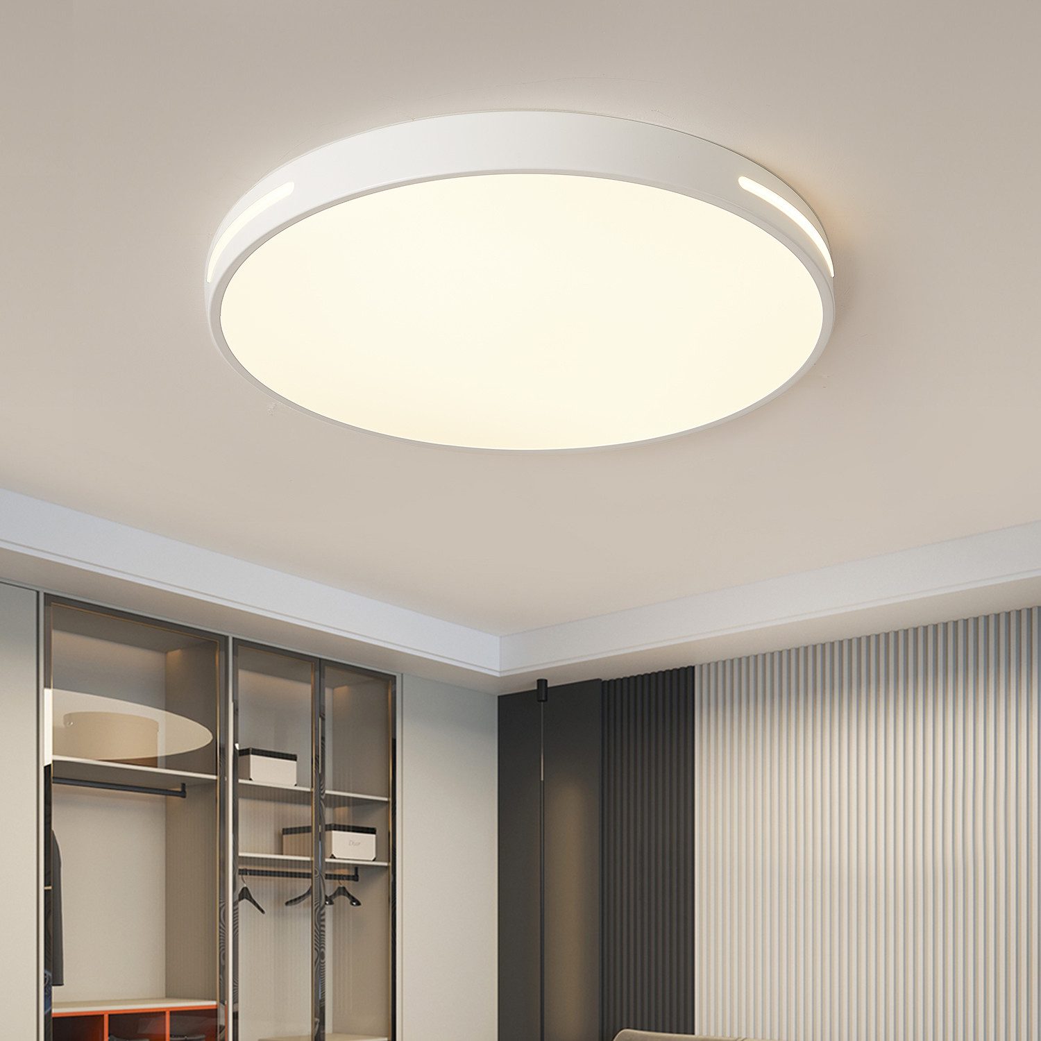 LED Deckenleuchte Deckenlampe aus Metall und Acryl