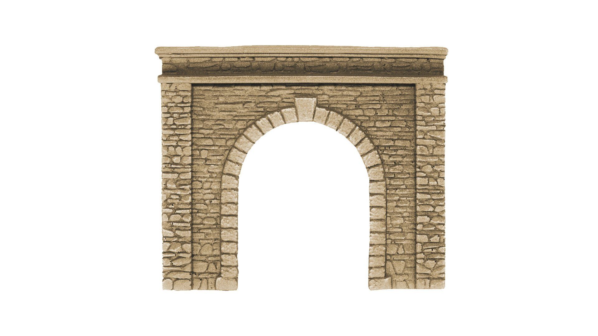 Modelleisenbahn-Spielunterlage NOCH® Tunnel-Portal, realistisches Modellbauportal