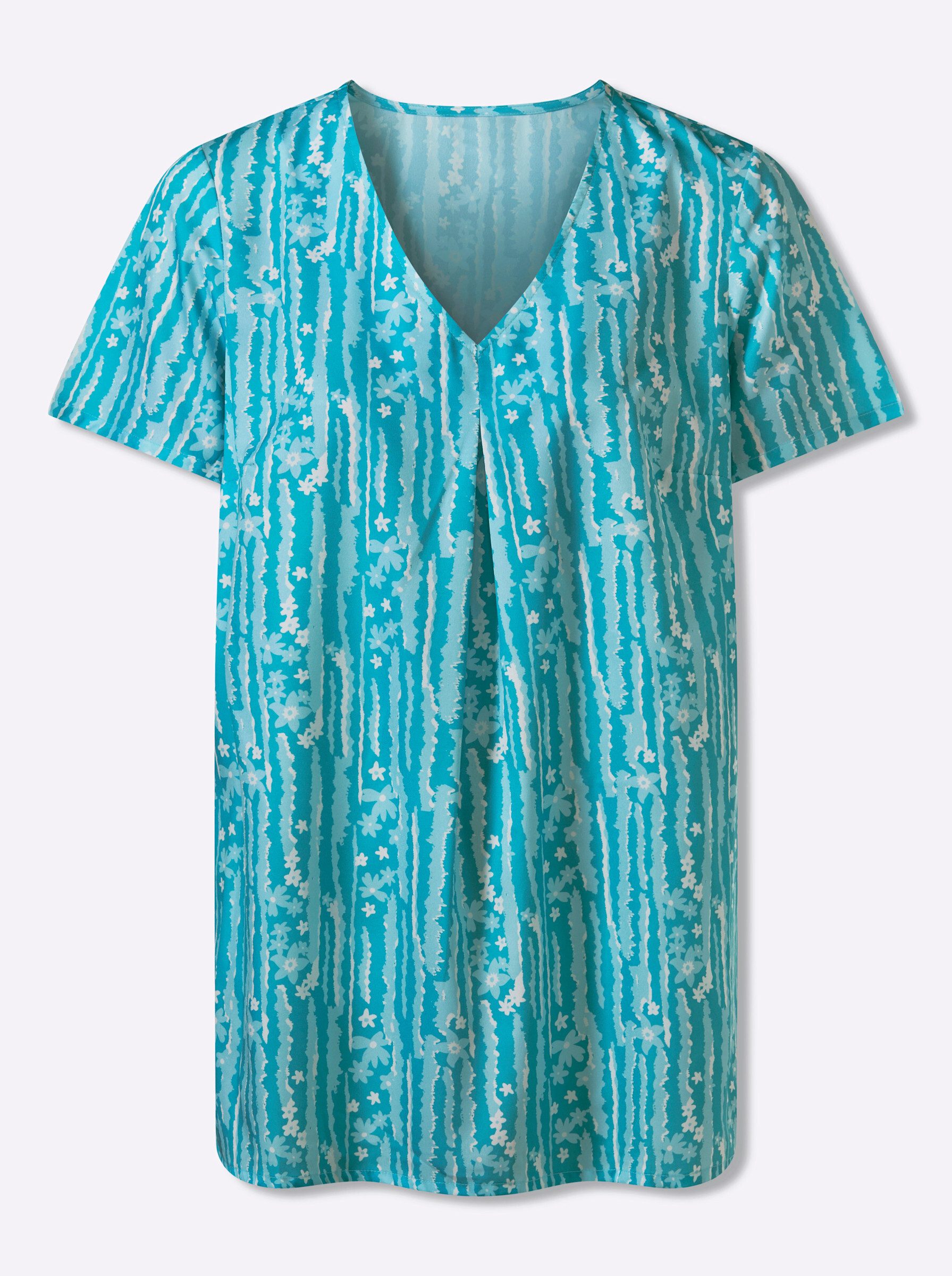Sieh an! Klassische Bluse Kurzarm-Bluse Kurzarm