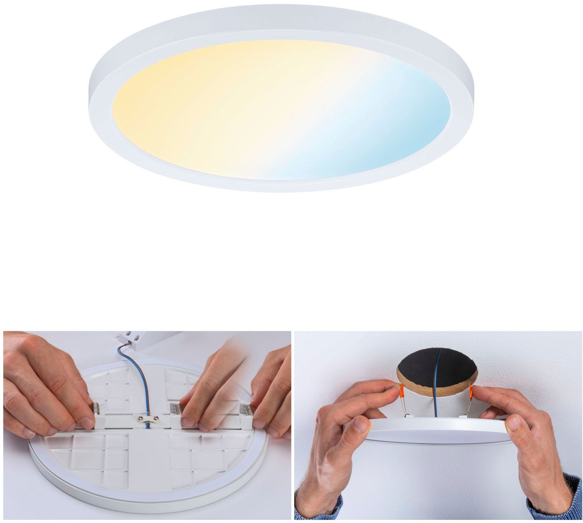 Einbauleuchte LED-Modul, warmweiß kaltweiß, Areo, integriert, Home, Smart Tunable LED fest Paulmann - LED Weiß White
