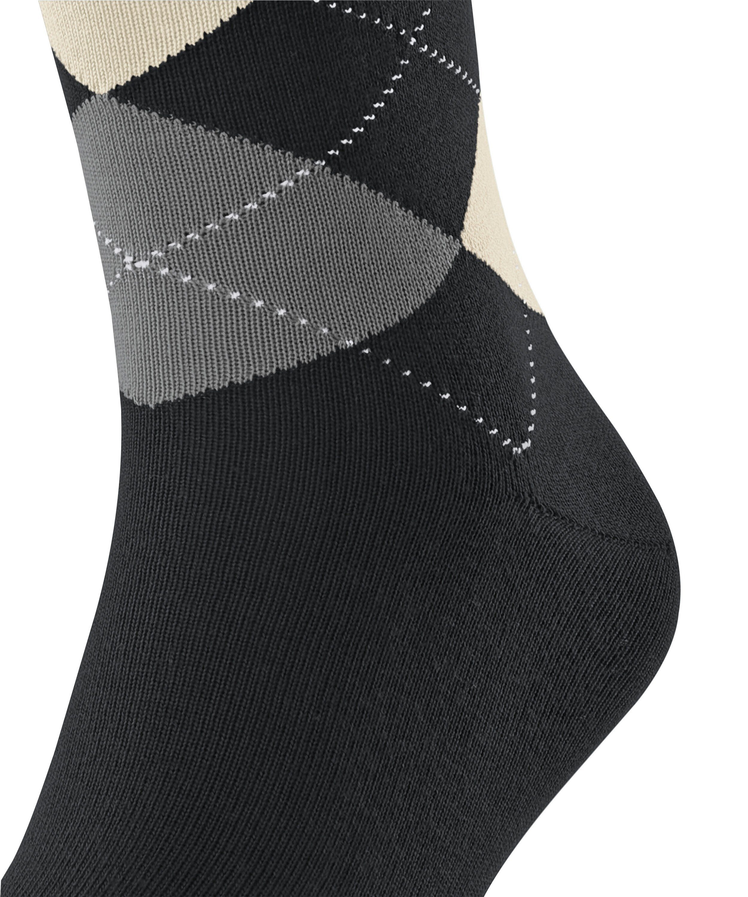 FALKE Socken Sensitive Argyle (1-Paar) black (3000)
