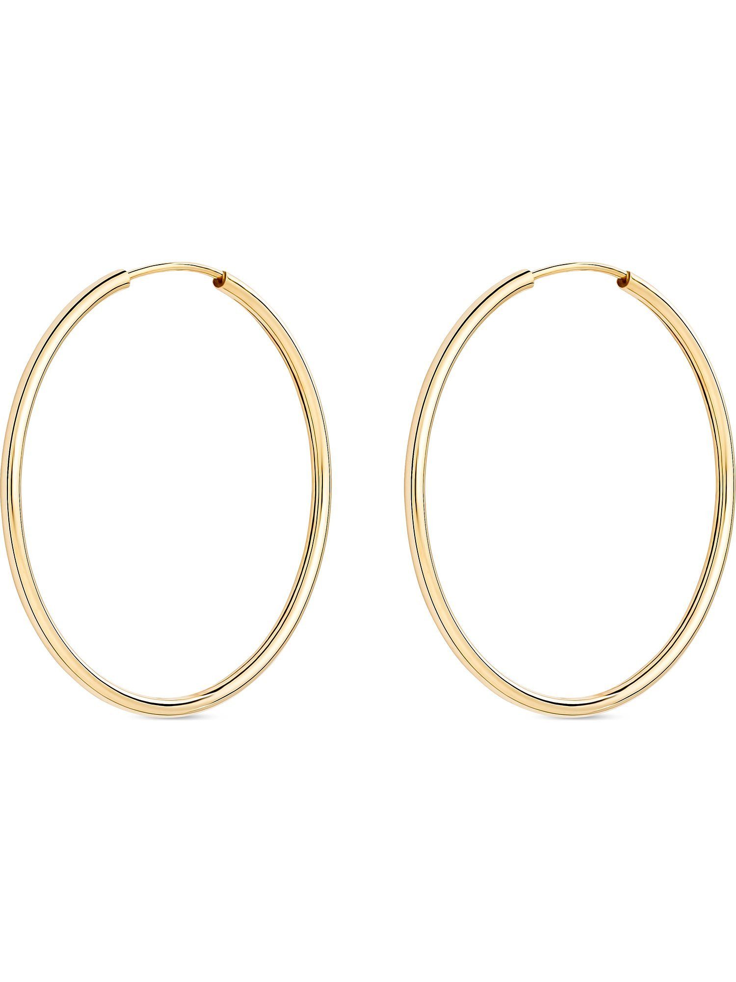 CHRIST Paar Creolen CHRIST Damen-Creolen 375er Gelbgold (Paar)