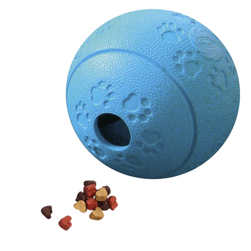 Nobby Hundepfeife Nobby Hundespielzeug Vollgummi Snackball blau 11