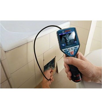 Bosch Professional GIC 120 Inspektionskamera (Für eine optimale räumliche Orientierung operiert die Funktion „Up is Up“™ mit Rotation und gleichzeitiger Ausrichtung des Bildes in einem großen Display)