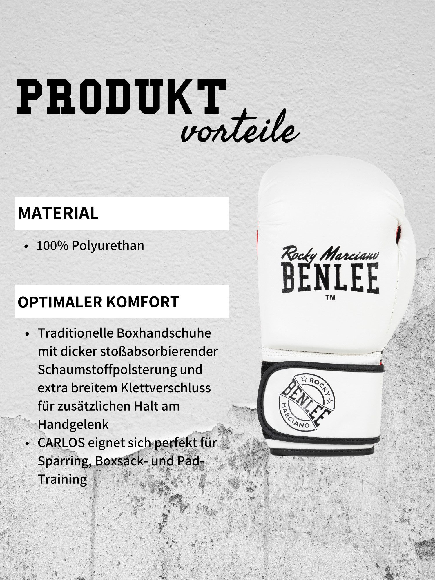 Benlee Rocky Marciano Boxhandschuhe CARLOS (2-tlg)
