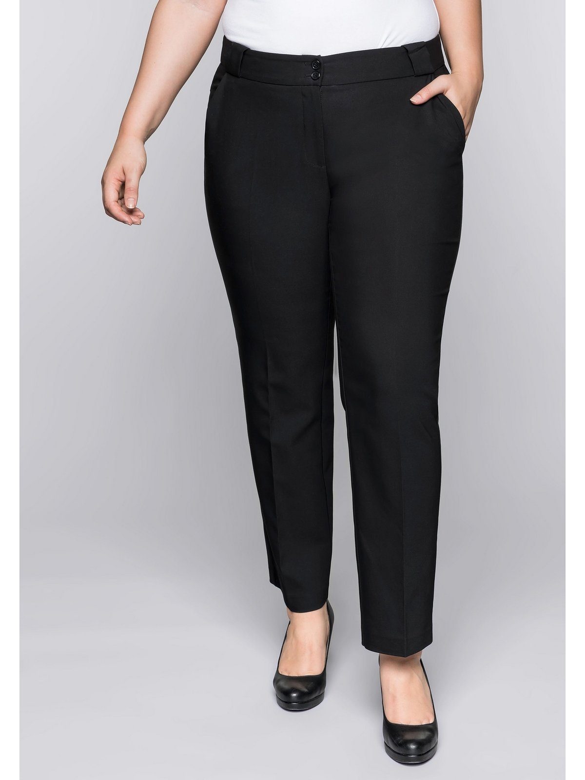 Sheego StretchHose »Hose« mit Bügelfalte kaufen OTTO