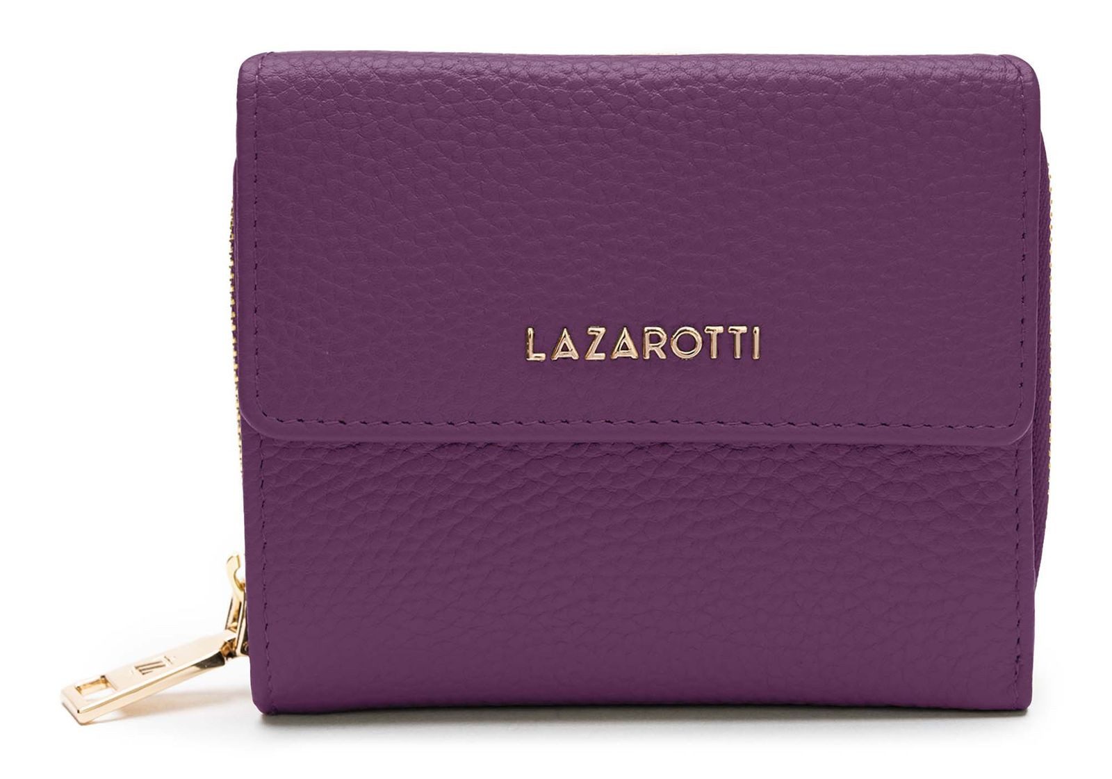 Lazarotti Geldbörse Wallet With 8 Card Slots, aus echtem Leder