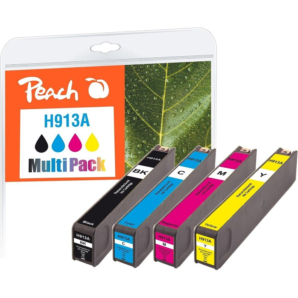 PEACH PI300-744 Spar Pack - Druckerpatrone - schwarz/cyan/magenta/gelb Tintenpatrone