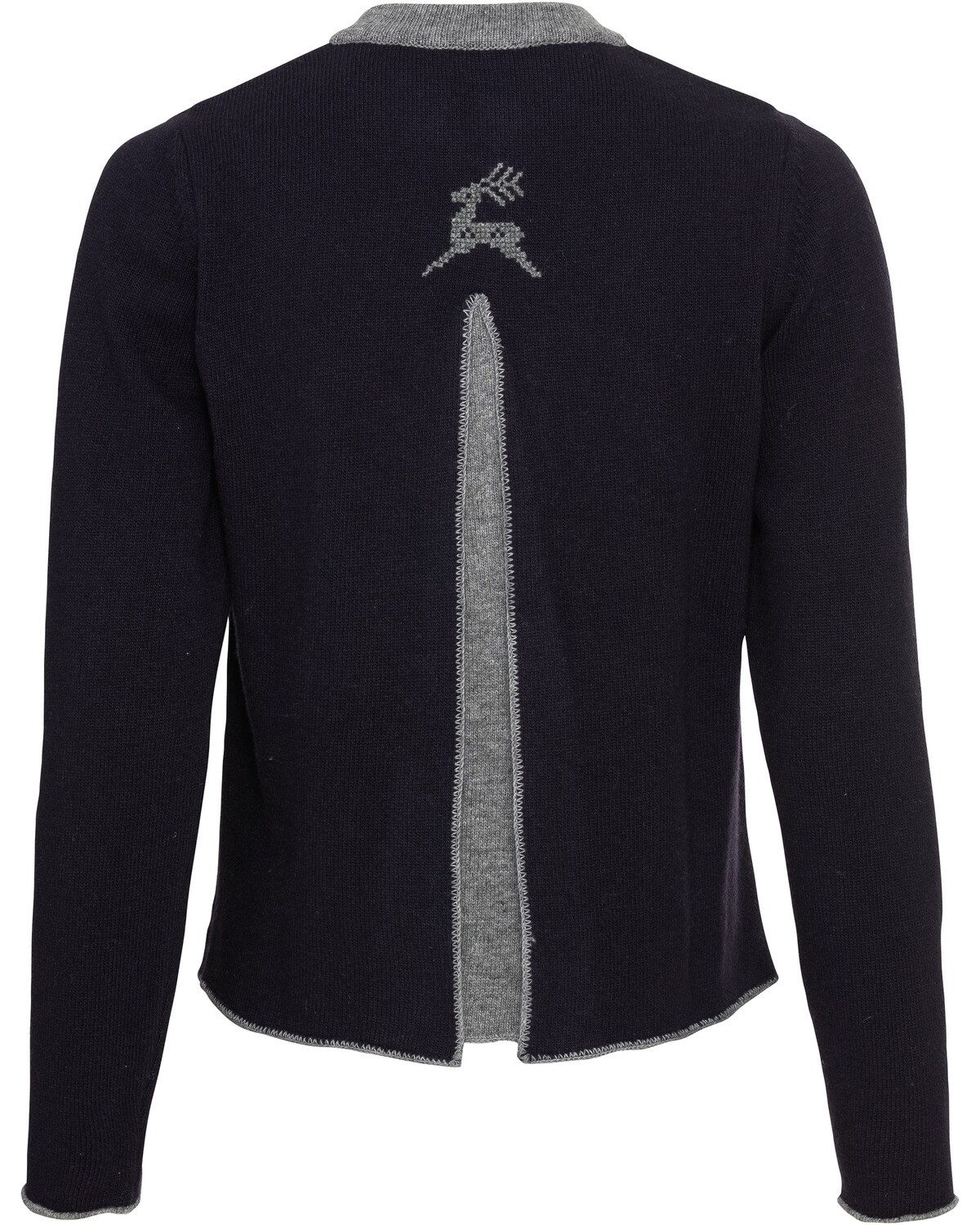 Luis Steindl Strickjacke Strickjacke mit Kellerfalte günstig online kaufen