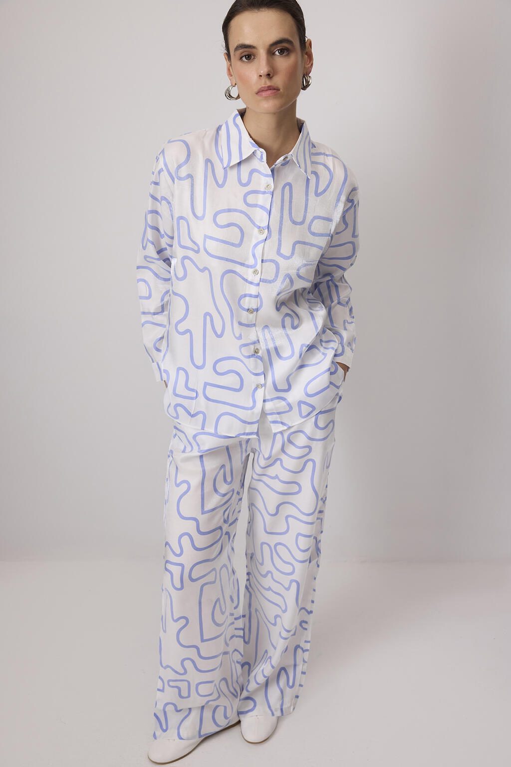 touche prive Frackhose GESTREIFTES HEMD HOSE SET