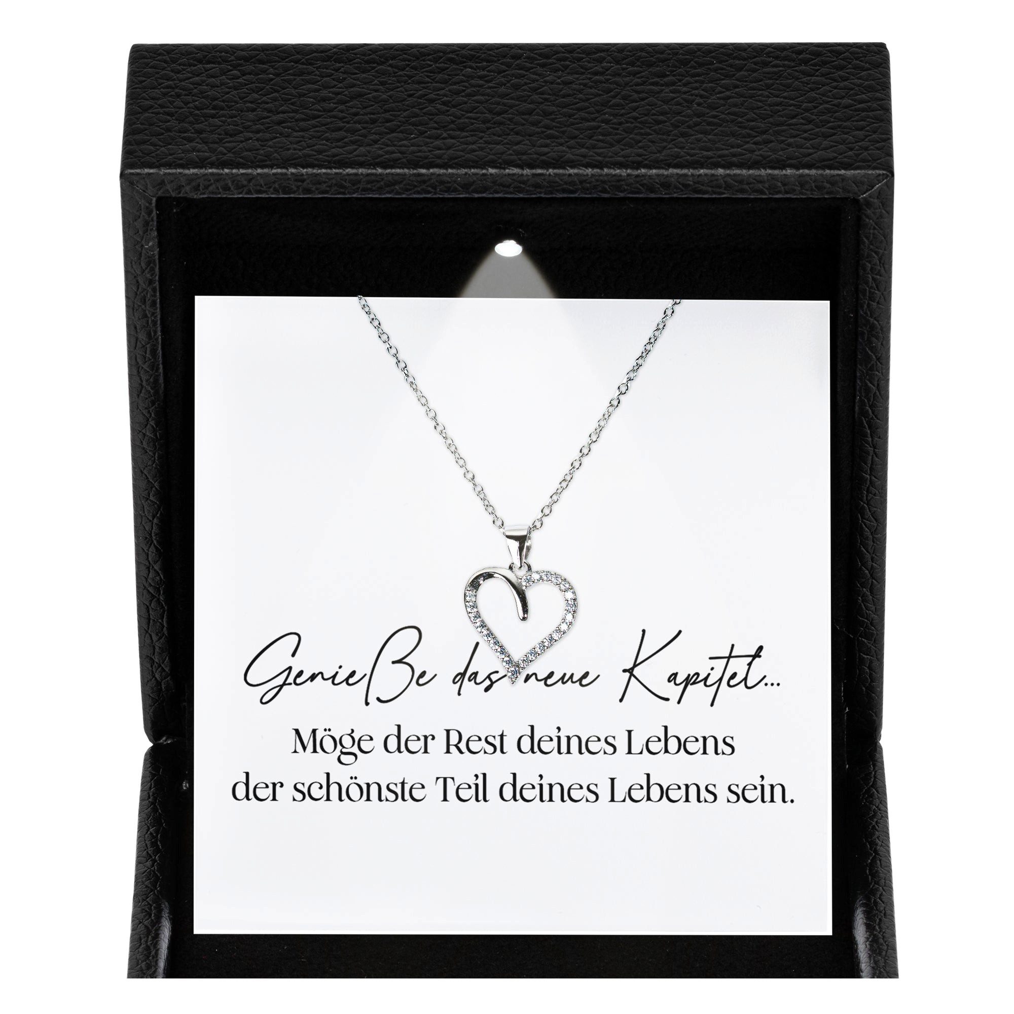 22Feels Schmuckset Neues Kapitel Schwangerschaft Geschenk Werdende Mama To Be Babyparty (Geschenkset), Silber 925/000, Geschenkset Made In Germany, Premium Licht Etui