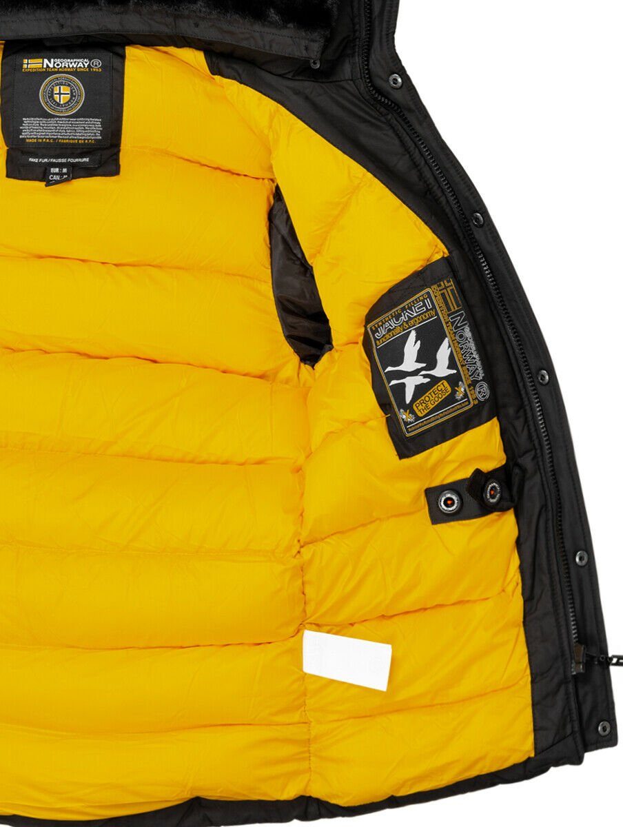 Geographical Norway Parka warme Herren Winter Jacke Parka Outdoor Steppjacke Anorak Wintermantel – Bild 4 von 4