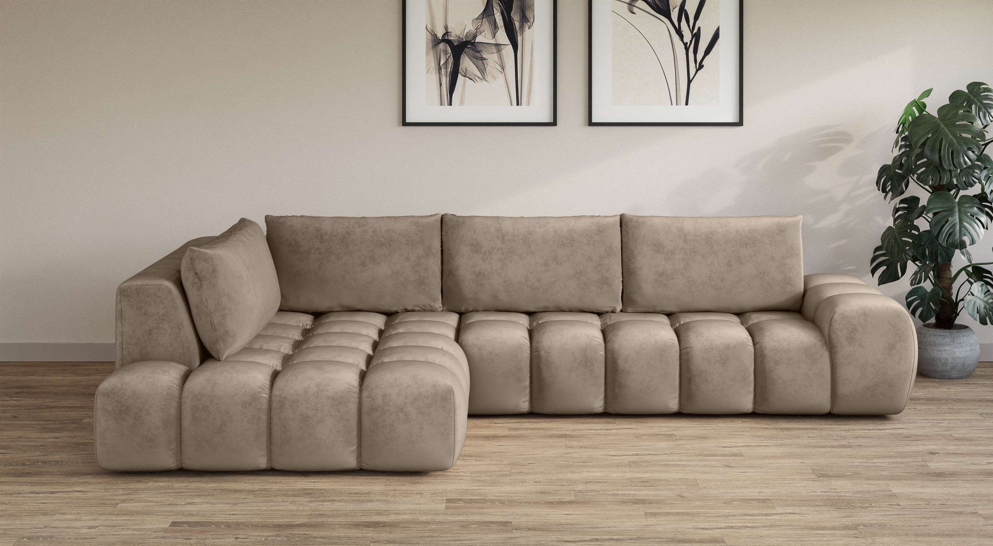 INOSIGN Ecksofa AZITA klein, L-Form, elegant günstig online kaufen