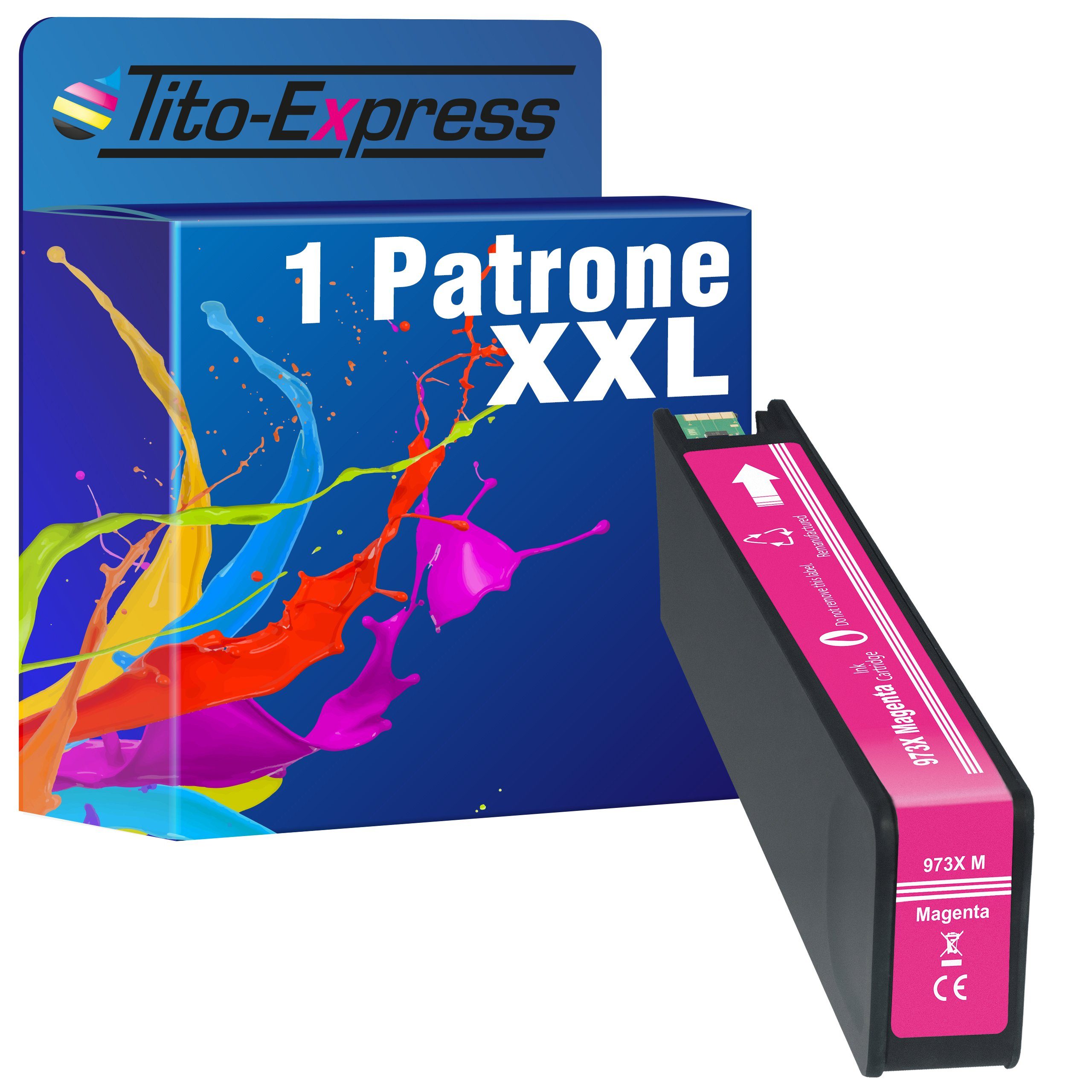 Tito-Express ersetzt HP 973 X 973X Magenta Tintenpatrone (für PageWide Pro 477dw 577dw 452dw 477dn 452dn 577z 552dw P55250dw)