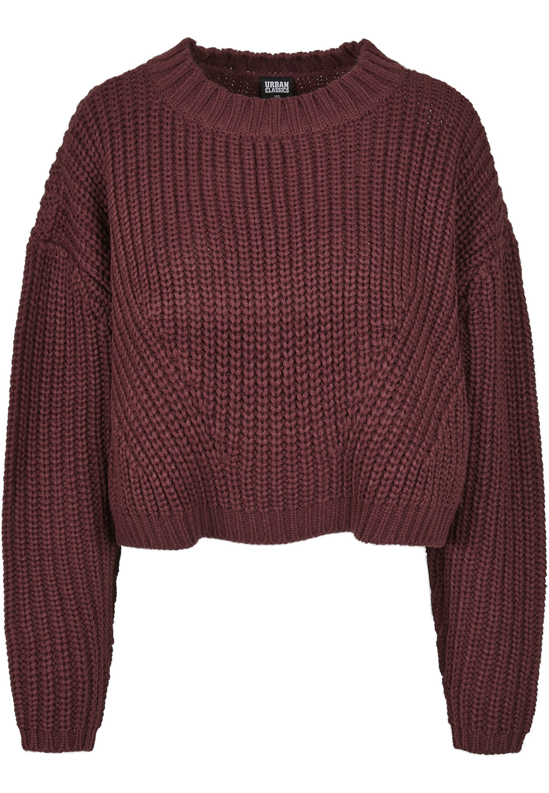 URBAN CLASSICS Sweatshirt Urban Classics Damen Ladies Wide Oversize Sweater günstig online kaufen