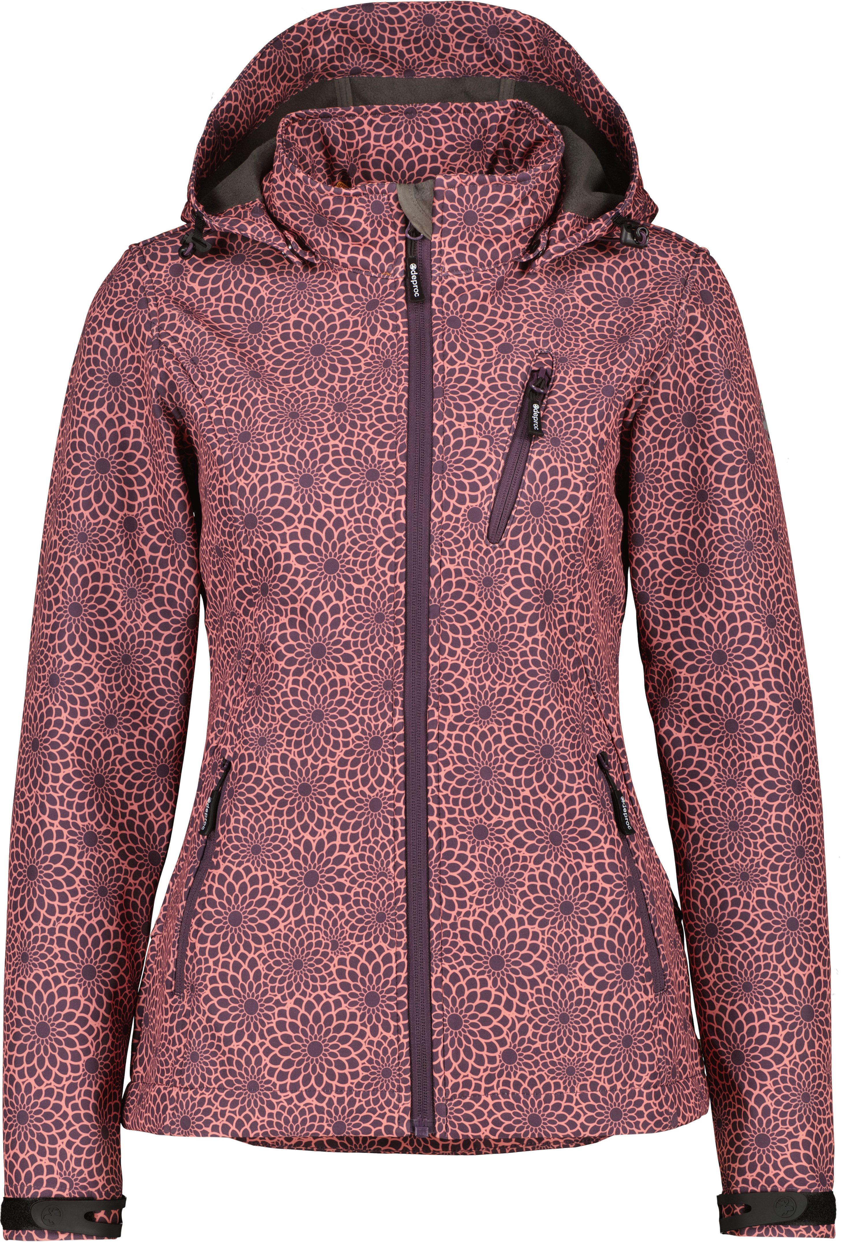 DEPROC Active Funktionsjacke SHELBY XV OS WMN mit abnehmbarer Kapuze