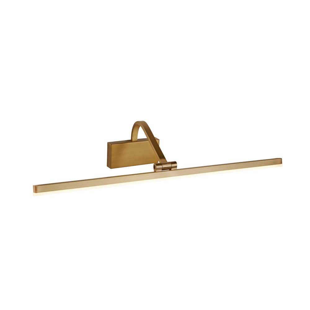 Leuchte Flur Zimmer Wohn etc-shop Edelstahl LED Gold Bild Schlaf Wandleuchte, LED Büro Lampe