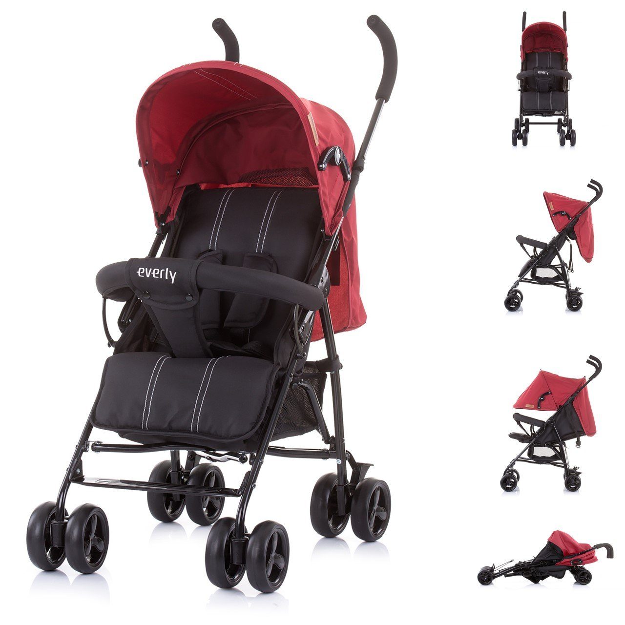Chipolino Sportbuggy »Kinderwagen Buggy Everly«, Rückenlehne